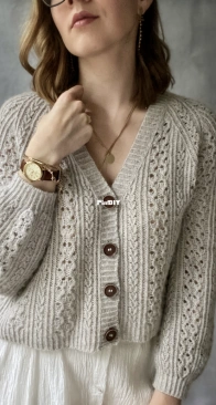 Champagne Cardi by Tatyana Eremina - @tanito_knit - Russian