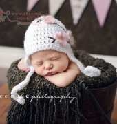 Beezy Moms Creations- Prolesik Toy- Olesya Pronyaeva- Cherry Blossom Earflap Hat