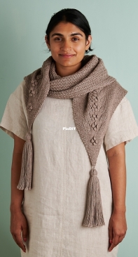 Hollyhock Wrap by Purl Soho - Free