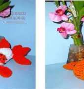 Chiwaluv Amigurumi Critters - Oranda and Fantail Goldfish - free