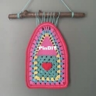 Gek op Haken - Crochetlife - Martine de Regt - Love your Home Wall Hanger - Love your Home Wandhanger - Dutch