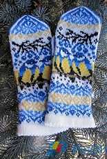 Titbirds Mittens pattern by Natalia Moreva