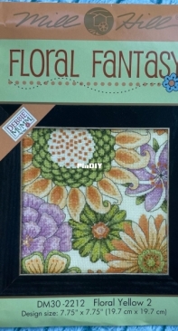 Mill Hill - Floral Fantasy - DM30-2212 - Floral Yellow 2