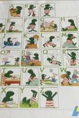 M 04410 Frog ABC (Kikker ABC) From the Dutch Margriet Magazine no.44-2000