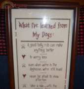 Vet gift .. Doggie quote :)