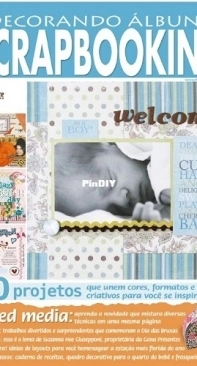 Decorando Álbuns Scrapbooking  - Portuguese