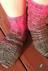 Spiraling into Oblivion...Socks by Katie Degroff-Free