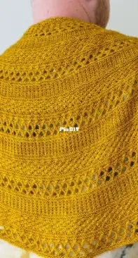 Mingling Daisies Shawl by Stephen West