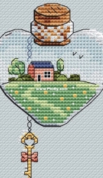 Jar with House by Lilia Lis