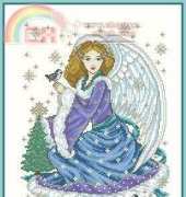 Snow Angel by Joan Elliott from Cross Stitch Crazy 171 XSD