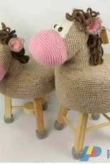 Anja Toonen - Rocking Animals Stool - Dutch Free