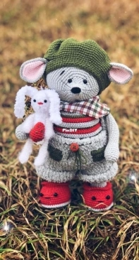 SvetaCrochetPattern - Sveta_lutik_toys - Svetlana Lutik - Little Mouse Boy Oufit