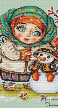 Snowman by Anastasia Soloshenko