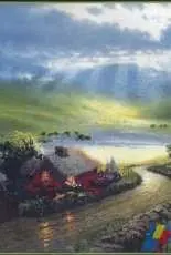 Candamar 50895F - Emerald Isle Cottage by Thomas Kinkade