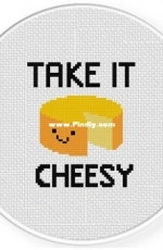 Daily Cross Stitch - Take It Cheesy 2