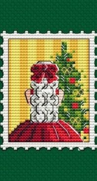 Lunar Fox Stitch - Christmas Girl - Red Dress