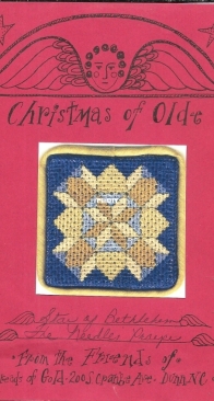 The Needles Prayse - Christmas of Olde - Friends of Threads of Gold  - Star of Bethlehem.