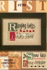 Lizzie Kate F90 - Double Flip Merry Christmas By The Letter - R I S T