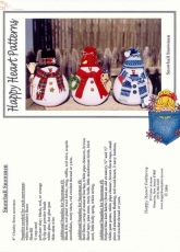 Happy Heart Patterns-HHF 83-Snowball Snowmen