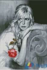 Girl with scarlet rose by Yushchuk/Mully xsd