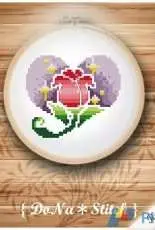 DoNaStitch - Rose Heart