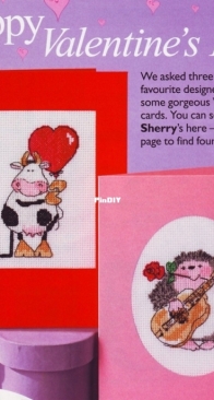 Valentines Day Cards by Margaret Sherry from Cross Stitcher 170 PCS + XSD