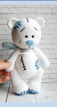Wasilena Toys - Alena Vasilyeva - Snowball Bear - Bär Schneeball - German - Translated