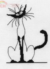 Unknow Designer-Blackwork-Cats