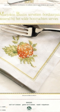 Lanarte 90038/ 90041 - Strawberry Tablecloth and Napkin XSD + PCS