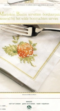 Lanarte 90038/ 90041 - Strawberry Tablecloth and Napkin XSD + PCS