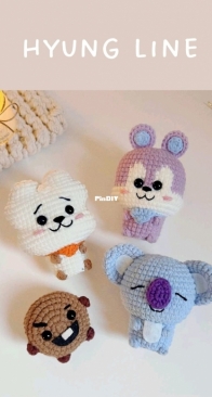Azulie Croche - Viviane Larangeiras - Hyung Line - Portuguese