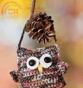 bewitching owl ornament by premier yarns