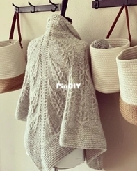 Snow Fern Shawl by Kalurah Hudson
