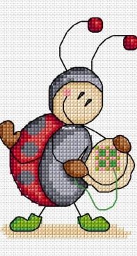 Stitchy Ladybird by Durene Jones - Free