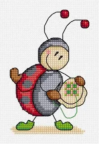 Stitchy Ladybird by Durene Jones - Free