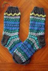 A Blue Mood is a Sad Mood Socks by Kamilla -Free