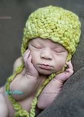Crochet My Love - Dusty Geest -  Thick and thin earflap hat- Free