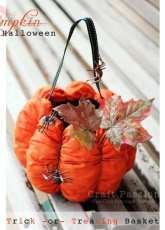 Craft Passion-Fabric Pumpkin Basket-Free Pattern