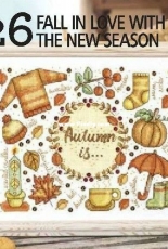 Changing Seasons - Autumn Sampler by Durene Jones from The World of Cross Stitching TWOCS 246 XSD