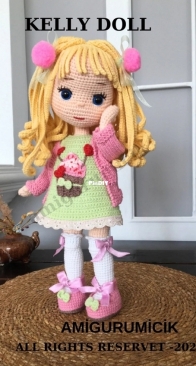 Amigurumicik - Kelly doll - English