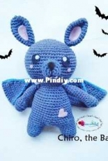 Zan Crochet - Zan Merry - Halloween Bat - Free