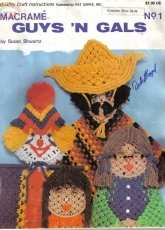 Macrame-Guys N Gals Pattern Book N°1-Susan Shwartz 1978