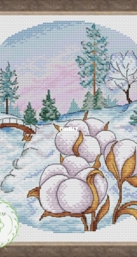 Landscape With Cottonwood by Elena Petrova