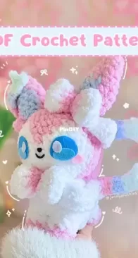 jennyplushies - Sylveon Eeveelution Pokemon Inspired Crochet