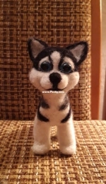 Husky - needle felting
