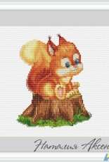 Squirrel by Natalia Aksenova