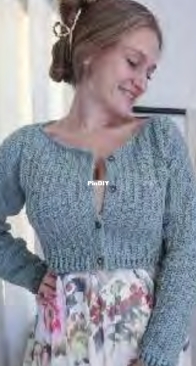 Life and Yarn - Brianna Iaropoli - Heritage Cropped Cardi