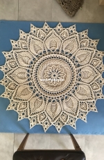 Gigantic Floor rug made from the Ulita doily