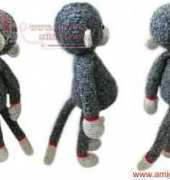 Amigurumi To Go - Sharon Ojala - Extra Large Monkey