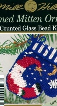 Mill Hill MHCM11 Charmed Mitten Ornament - Sleepy Time Santa